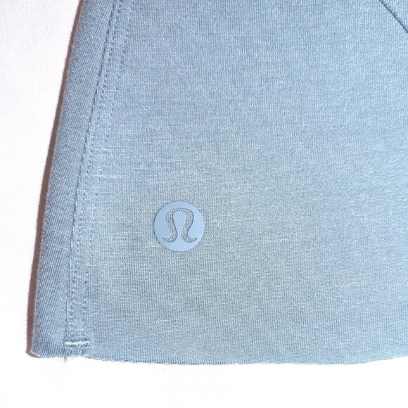 Lululemon | Tencel Sweetest Day Long Sleeve Tee " Blue Cast" Lounge | Size 8* - Picture 7 of 9